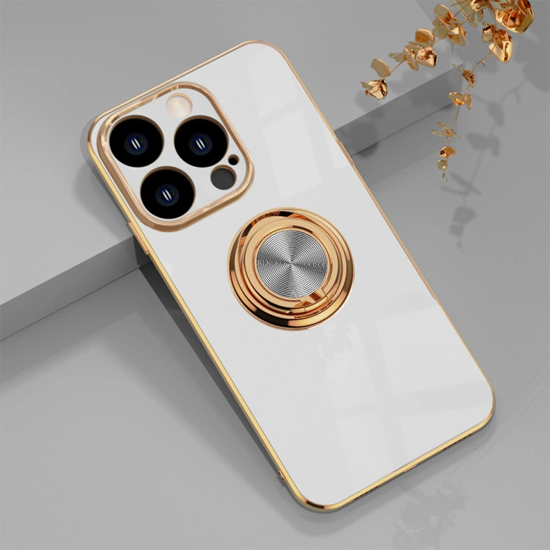 New Arrival Fashion Cell Phone Case for iPhone 13 PRO 14 PRO Max with Magnetic Ring