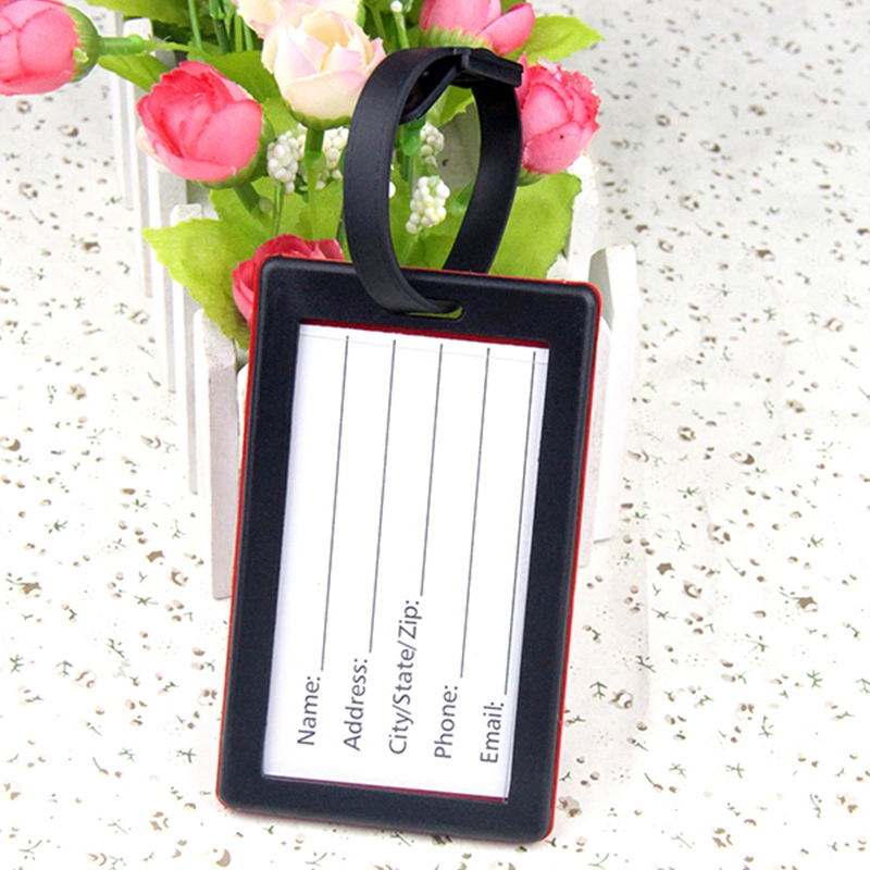 Factory Custom Promotional Soft PVC Golf Course Luggage Tag