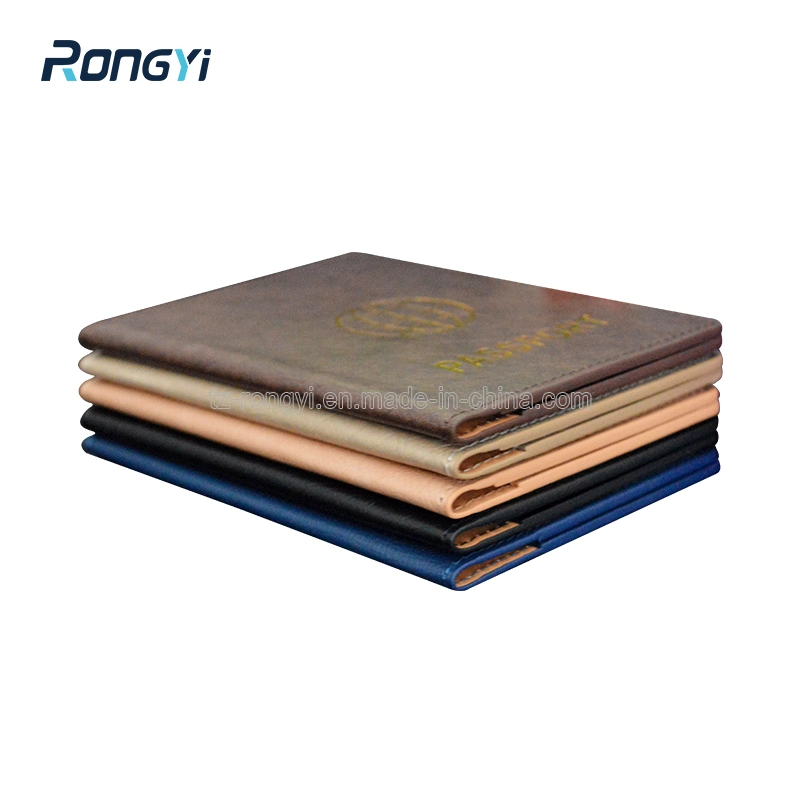 PU Material Passport Holder with Card Slots