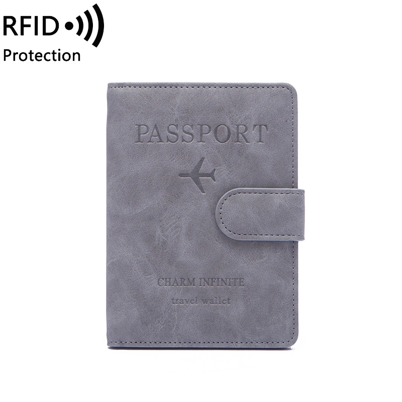 New Anti-Degaussing Multifunctional Passport Holder RFID Travel Passport Bag Document Holder