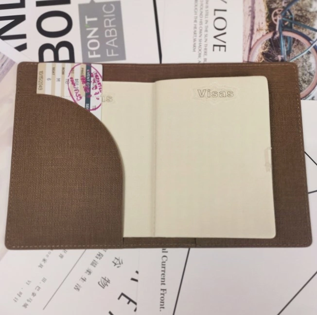 New Hot Stamping Multi-Function Document Storage PU Material Travel Passport Cover Passport Holder
