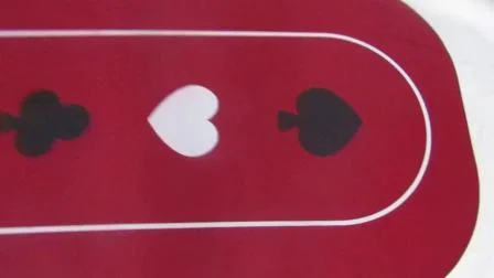 Tappetino da tavolo antiscivolo per tappetino da poker personalizzato con trasferimento di calore