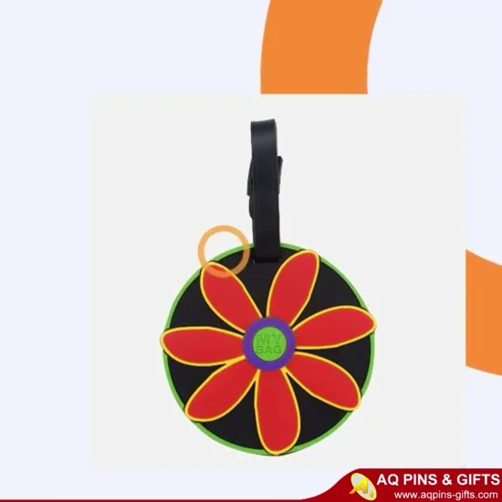 Crociera GPS Goth per chitarra personalizzata per giocatore di golf di alta qualità con etichetta per bagaglio in gomma morbida con logo personalizzato