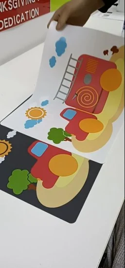 Sottobicchieri modello cartone animato Tappetino da tavolo da cucina in silicone impermeabile termoisolante