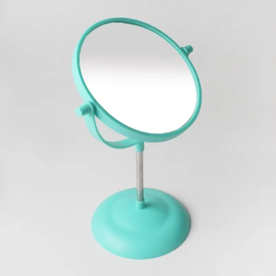 Specchio da tavolo per trucco ingranditore bifacciale in plastica