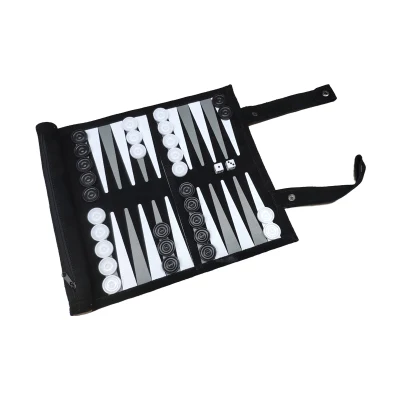 Backgammon da viaggio portatile con tappetino da backgammon personalizzato con prezzo di fabbrica