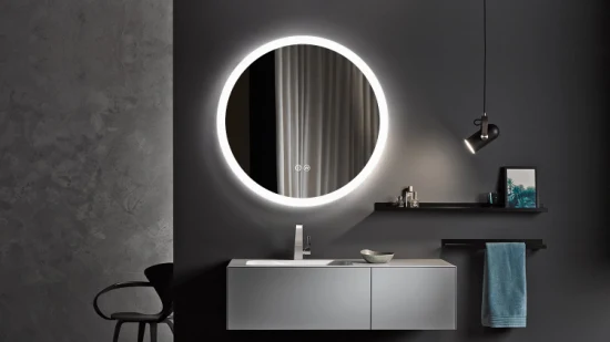 Specchio da bagno rotondo a LED di Smart Makeup